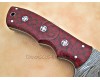 Personalized Handmade Damascus Steel Arts and Crafts Hunting and Survival Tracker Knife