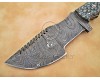 Personalized Handmade Damascus Steel Arts and Crafts Hunting and Survival Tracker Knife