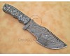 Personalized Handmade Damascus Steel Arts and Crafts Hunting and Survival Tracker Knife