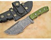 Personalized Handmade Damascus Steel Arts and Crafts Hunting and Survival Tracker Knife