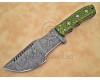 Personalized Handmade Damascus Steel Arts and Crafts Hunting and Survival Tracker Knife