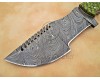 Personalized Handmade Damascus Steel Arts and Crafts Hunting and Survival Tracker Knife