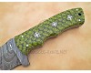 Personalized Handmade Damascus Steel Arts and Crafts Hunting and Survival Tracker Knife