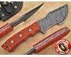 Personalized Handmade Damascus Steel Arts and Crafts Hunting and Survival Tracker Knife