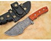 Personalized Handmade Damascus Steel Arts and Crafts Hunting and Survival Tracker Knife