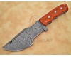 Personalized Handmade Damascus Steel Arts and Crafts Hunting and Survival Tracker Knife