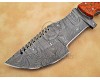 Personalized Handmade Damascus Steel Arts and Crafts Hunting and Survival Tracker Knife