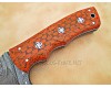 Personalized Handmade Damascus Steel Arts and Crafts Hunting and Survival Tracker Knife