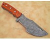 Personalized Handmade Damascus Steel Arts and Crafts Hunting and Survival Tracker Knife