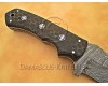 Personalized Handmade Damascus Steel Gut Hook Arts and Crafts Hunting and Survival Tracker Knife