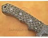 Personalized Handmade Damascus Steel Gut Hook Arts and Crafts Hunting and Survival Tracker Knife