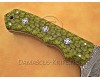 Personalized Handmade Damascus Steel Gut Hook Arts and Crafts Hunting and Survival Tracker Knife