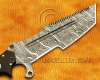 Personalized Handmade Damascus Steel Hunting and Survival Craft Tanto Tracker Knife