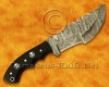 Lot of 2 Personalized Handmade Damascus Steel Arts and Crafts Hunting and Survival Tracker Knife