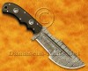 Personalized Handmade Damascus Steel Arts and Crafts Hunting and Survival Tracker Knife