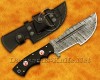 Personalized Handmade Damascus Steel Arts and Crafts Hunting and Survival Tracker Knife