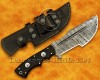 Personalized Handmade Damascus Steel Arts and Crafts Hunting and Survival Tracker Knife