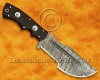 Personalized Handmade Damascus Steel Arts and Crafts Hunting and Survival Tracker Knife