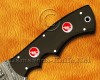 Personalized Handmade Damascus Steel Arts and Crafts Hunting and Survival Tracker Knife