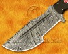 Personalized Handmade Damascus Steel Arts and Crafts Hunting and Survival Tracker Knife