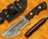 Personalized Handmade Damascus Steel Arts and Crafts Hunting and Survival Tracker Knife