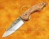 Personalized Hand Engraved Stainless Steel Arts and Crafts Pocket Folding Knife Copper Handle