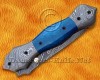 Personalized Handmade Damascus Steel Arts and Crafts Pocket Folding Knife Bone Handle