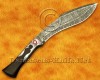 Personalized Handmade Damascus Steel Arts and Crafts Hunting and Survival Full Integral Kukri Knife