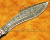 Personalized Handmade Damascus Steel Arts and Crafts Hunting and Survival Full Integral Kukri Knife