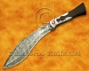 Personalized Handmade Damascus Steel Arts and Crafts Hunting and Survival Full Integral Kukri Knife