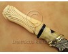 Personalized Handmade Damascus Steel Arts and Crafts Hunting and Survival Bowie Knife Bone Handle