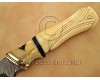 Personalized Handmade Damascus Steel Arts and Crafts Hunting and Survival Bowie Knife Bone Handle