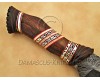 Personalized Handmade Damascus Steel Arts and Crafts Hunting and Survival Bowie Knife Rosewood Handle