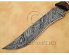 Personalized Handmade Damascus Steel Arts and Crafts Hunting and Survival Bowie Knife Rosewood Handle