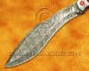 Personalized Handmade Damascus Steel Arts and Crafts Hunting and Survival Full Integral Kukri Knife