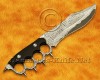 Personalized Handmade Damascus Steel Arts and Crafts Hunting and Survival Collectible Trench Knife