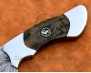 Personalized Handmade Damascus Steel Gut Hook Skinner Hunting and Survival Craft Knife