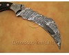 Personalized Handmade Damascus Steel Arts and Crafts Hunting and Survival Karambit Knife