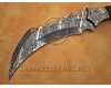 Personalized Handmade Damascus Steel Arts and Crafts Hunting and Survival Karambit Knife