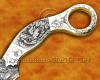 Personalized Scrimshaw Handmade Damascus Steel Arts and Crafts Hunting and Survival Karambit Knife