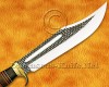 Personalized Handmade Stainless Steel Arts and Crafts Hunting and Survival Bowie Outback Knife